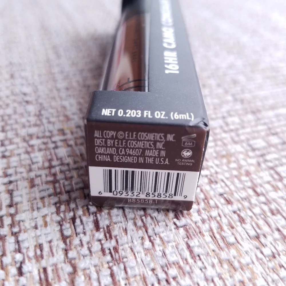 💋 4 for $12 ELF 16 HR Camo Concealer Rich Ebony e.l.f. #85858, New, Unopened